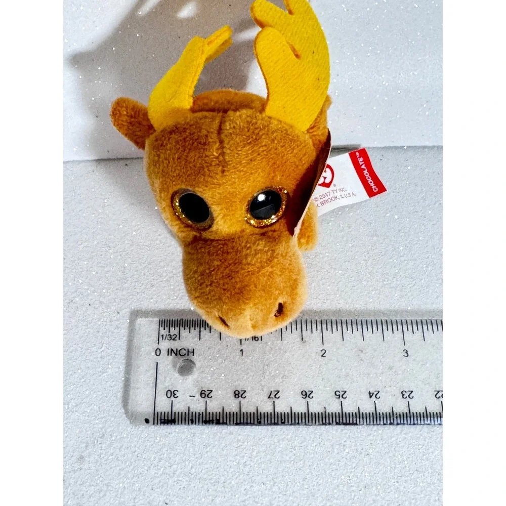 Ty Teenie Beanie Boos Chocolate Moose Plush 2017 McDonalds Happy Meal Toy 4 inch